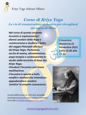 Kriya Yoga, una via di trasmutazione alchemica per risvegliarsi. - Kriya Yoga Ashram ®